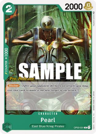 (OP03-031) Pearl - Pillars of Strength Pre-Release Cards Normal