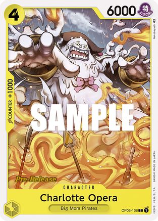 (OP03-106) Charlotte Opera - Pillars of Strength Pre-Release Cards Normal