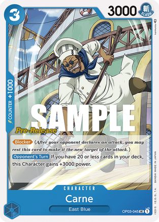(OP03-045) Carne - Pillars of Strength Pre-Release Cards Normal