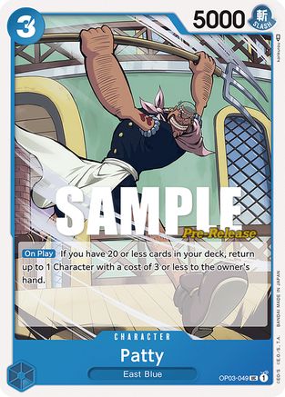(OP03-049) Patty - Pillars of Strength Pre-Release Cards Normal