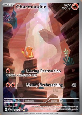 Charmander (168/165) - SV Scarlet & Violet 151 Holofoil - Illustration Rare