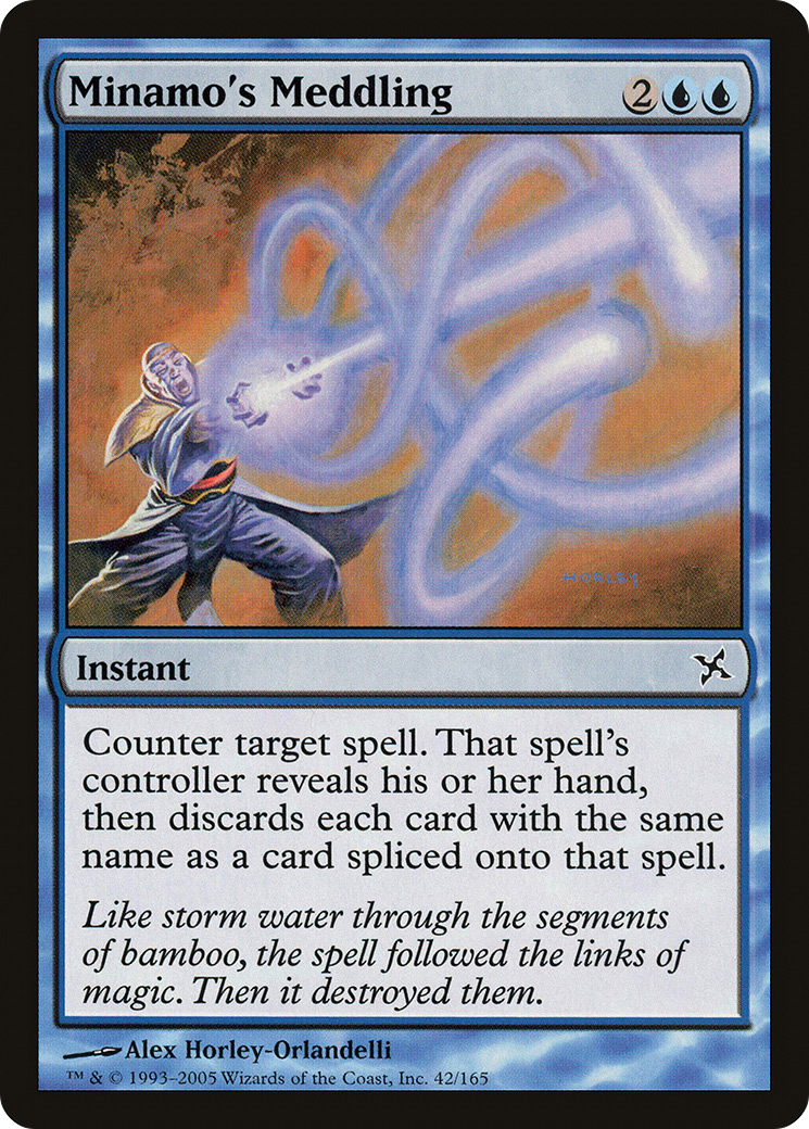 Minamo's Meddling (BOK-042) - Betrayers of Kamigawa Foil