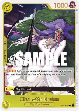 (ST07-007) Charlotte Brulee (Store Championship Participation Pack) - One Piece Promotion Cards Foil