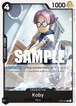 (ST08-004) Koby - Starter Deck 8: Monkey.D.Luffy Normal
