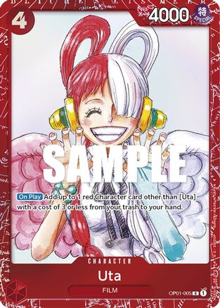 (OP01-005) Uta (Premium Card Collection -ONE PIECE FILM RED Edition-) - One Piece Promotion Cards Foil