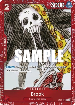 (ST01-011) Brook (Premium Card Collection -ONE PIECE FILM RED Edition-) - One Piece Promotion Cards Foil