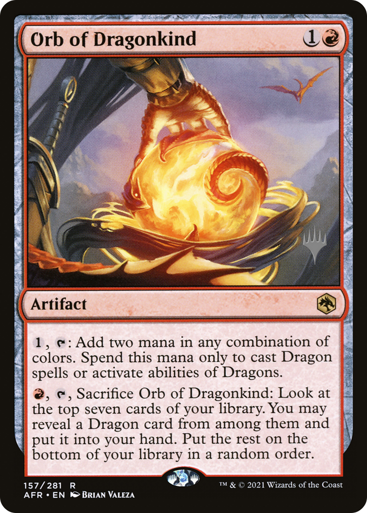 Orb of Dragonkind (PPAFR-157P) - Adventures in the Forgotten Realms Promos (Promo Pack) Foil