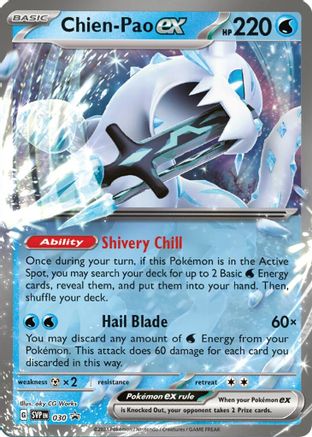 Chien-Pao ex (30) - SV Scarlet & Violet Promo Cards Holofoil - Promo
