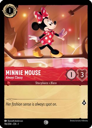 (116/204) Minnie Mouse - Always Classy - The First Chapter Cold Foil