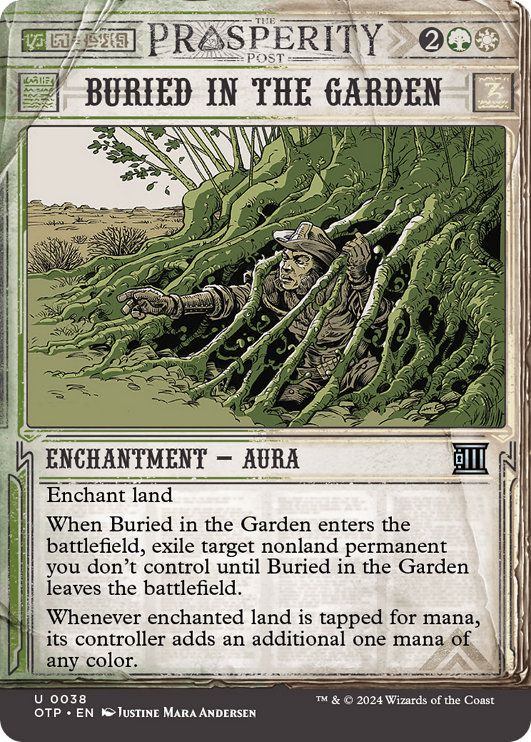 Buried in the Garden (Borderless)(OTP-038) - Breaking News: (Showcase) Foil