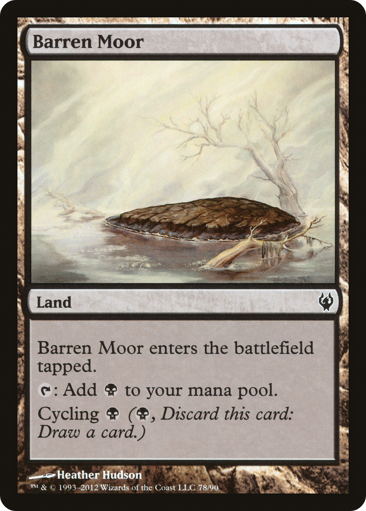 Barren Moor (DDJ-078) - Duel Decks: Izzet vs. Golgari