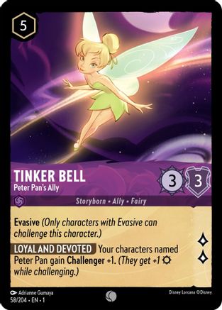 (058/204) Tinker Bell - Peter Pan's Ally - The First Chapter Cold Foil