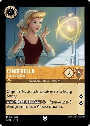 (003/204) Cinderella - Gentle and Kind - The First Chapter Cold Foil