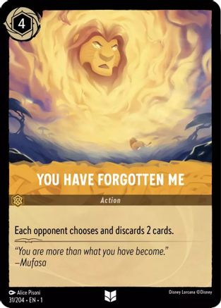(031/204) You Have Forgotten Me - The First Chapter Cold Foil