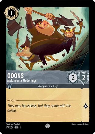 (179/204) Goons - Maleficent's Underlings - The First Chapter Cold Foil