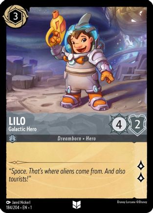 (184/204) Lilo - Galactic Hero - The First Chapter Cold Foil