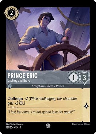 (187/204) Prince Eric - Dashing and Brave - The First Chapter Cold Foil