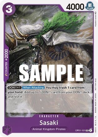 (OP01-101) Sasaki (Event Pack Vol. 2) - One Piece Promotion Cards Normal