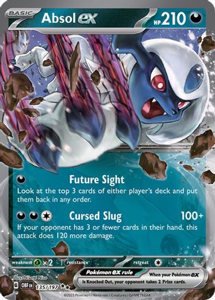 Absol ex (135/197) - SV03 Obsidian Flames Holofoil - Double Rare