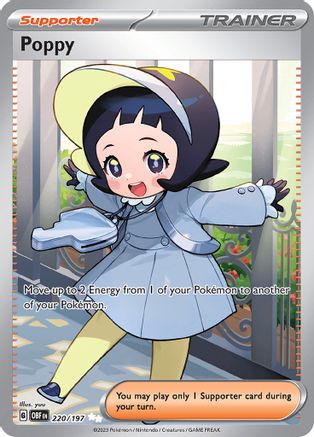 Poppy (220/197) - SV03 Obsidian Flames Holofoil - Ultra Rare