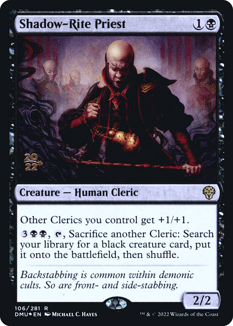 Shadow-Rite Priest (PRE-106S) - Dominaria United Promos (Prerelease) Foil