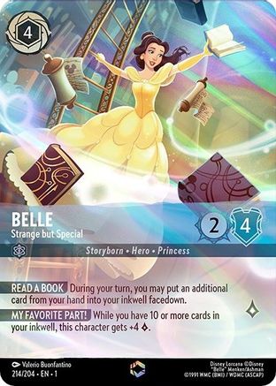 (214/204) Belle - Strange but Special (Enchanted) - The First Chapter Holofoil