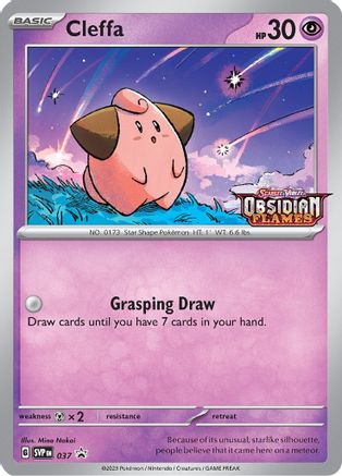 Cleffa (Prerelease) (37) - SV Scarlet & Violet Promo Cards Holofoil - Promo