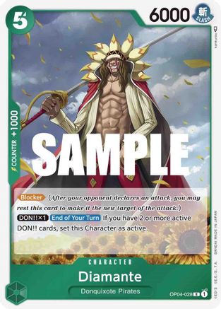 (OP04-028) Diamante - Kingdoms of Intrigue Foil