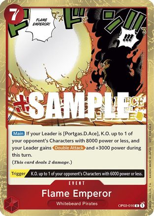 (OP03-016) Flame Emperor (Judge Pack Vol. 2) - One Piece Promotion Cards Foil