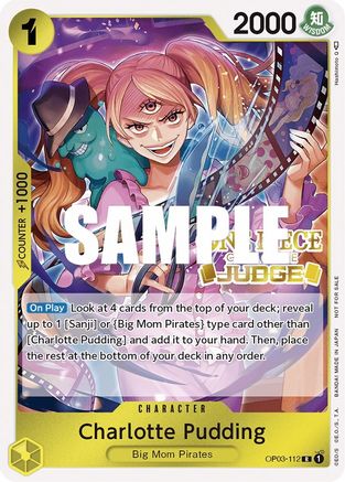 (OP03-112) Charlotte Pudding (Judge Pack Vol. 2) - One Piece Promotion Cards Foil