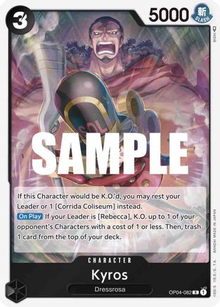 (OP04-082) Kyros - Kingdoms of Intrigue Foil