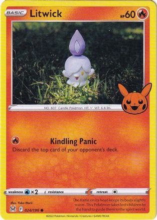 Litwick - 024/196 - Trick or Trade BOOster Bundle 2023 Normal