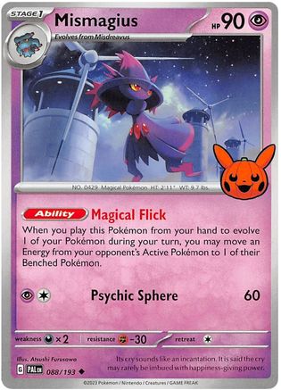 Mismagius (88/193) - Trick or Trade BOOster Bundle 2023 - Uncommon