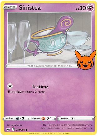 Sinistea - 089/202 - Trick or Trade BOOster Bundle 2023 Normal