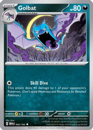 Golbat (42/165) - SV Scarlet & Violet 151 - Uncommon