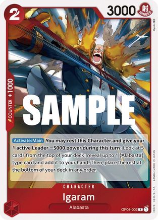 (OP04-002) Igaram - Kingdoms of Intrigue Foil
