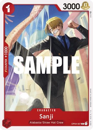 (OP04-007) Sanji (007) - Kingdoms of Intrigue Normal