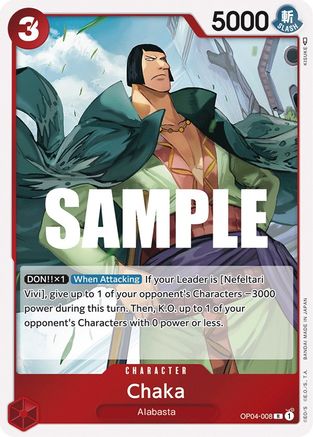 (OP04-008) Chaka - Kingdoms of Intrigue Foil