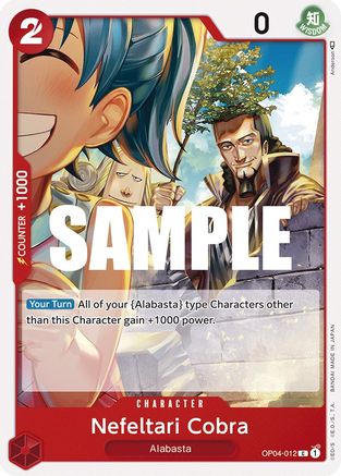 (OP04-012) Nefeltari Cobra - Kingdoms of Intrigue Normal