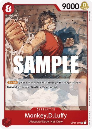 (OP04-014) Monkey.D.Luffy (014) - Kingdoms of Intrigue Normal