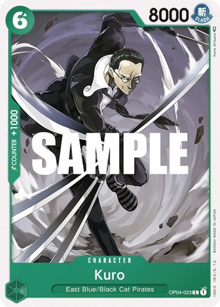 (OP04-023) Kuro - Kingdoms of Intrigue Normal