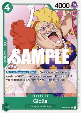 (OP04-025) Giolla - Kingdoms of Intrigue Normal
