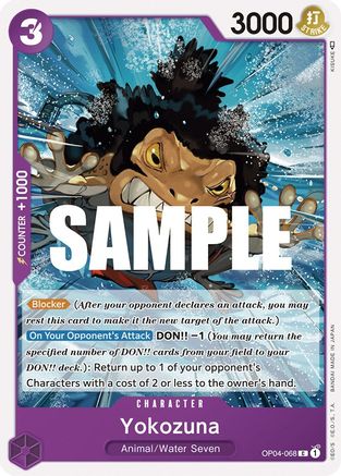(OP04-068) Yokozuna - Kingdoms of Intrigue Normal