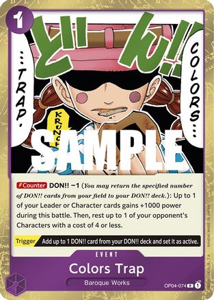 (OP04-074) Colors Trap - Kingdoms of Intrigue Foil