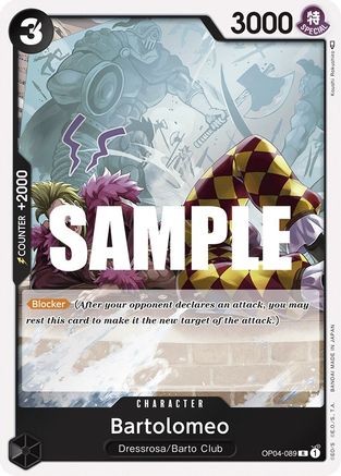 (OP04-089) Bartolomeo - Kingdoms of Intrigue Foil