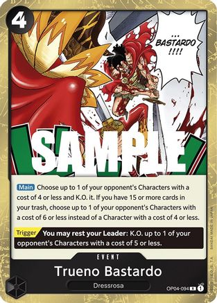 (OP04-094) Trueno Bastardo - Kingdoms of Intrigue Foil