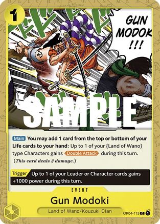 (OP04-115) Gun Modoki - Kingdoms of Intrigue Normal