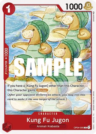(OP04-005) Kung Fu Jugon - Kingdoms of Intrigue Pre-Release Cards Normal