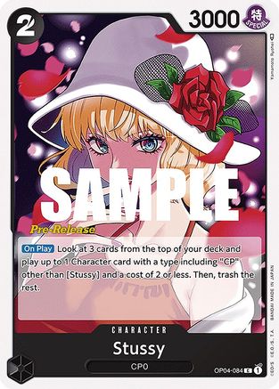 (OP04-084) Stussy - Kingdoms of Intrigue Pre-Release Cards Normal