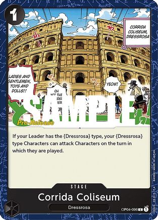 (OP04-096) Corrida Coliseum - Kingdoms of Intrigue Pre-Release Cards Normal